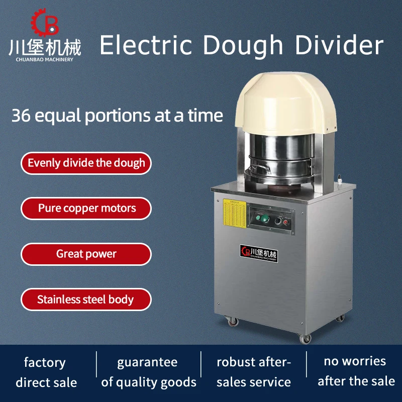 Electric Dividing Machine Commercial 36 Grain Automatic Dough Divider Dough Cutting Machine