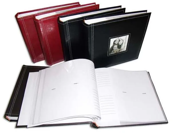 4x6 200 Photos Black PU Leather PP Pocket Photo Album