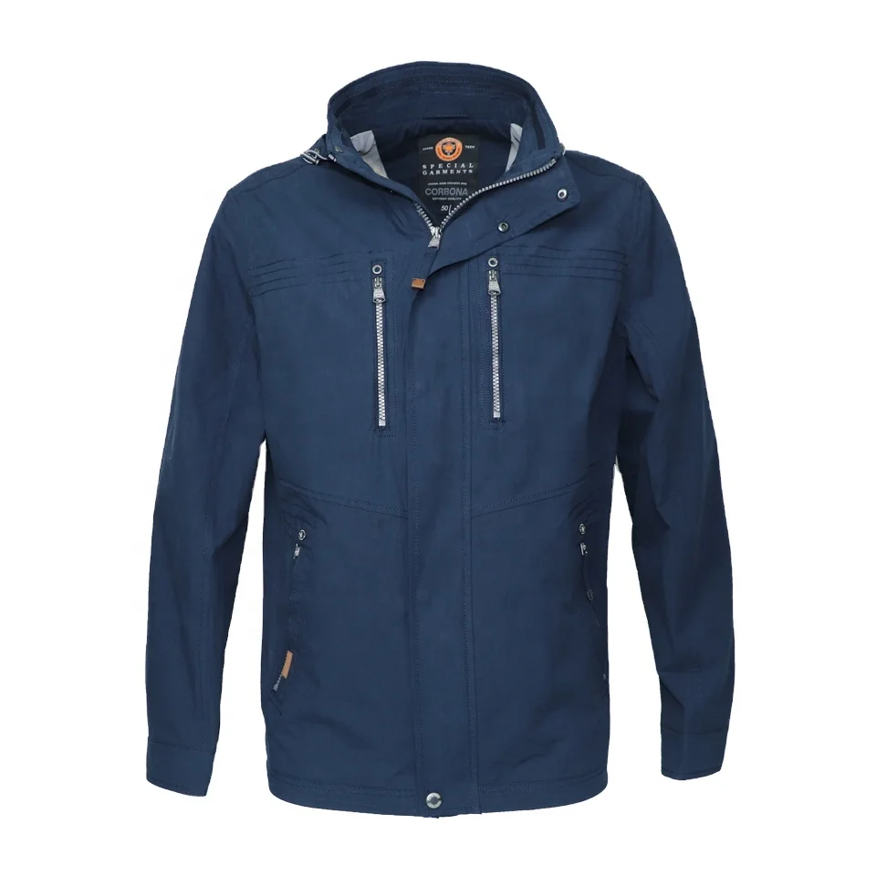 CORBONA Jacket Outdoor Sports Waterproof Business Leisure Multi-function Multi-pocket Long Sleeve High Quality Windbreaker