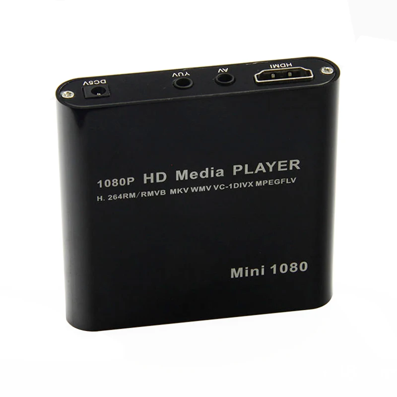 Медиаплеер 4K с дистанционным управлением цифровой MP4-плеер на 8 ТБ HDD/ USB-накопитель/TF-карта/H.265 MP4 PPT