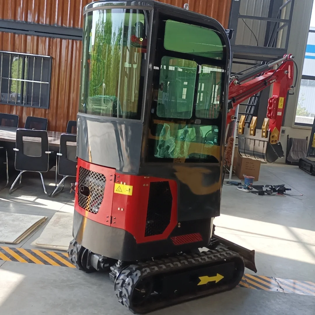 Mini Crawler Digger Price Orchard Digging Trenches Construction 1ton Agricultural Small Excavators