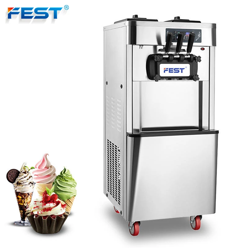 22L/H three flavours commercial  ice cream machine commercual ice cream  maker home ice cream maker