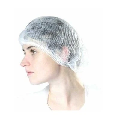 Disposable Bouffant Caps 100 Pcs Hair Net Elastic Dust Cap for Food Service Head Cover