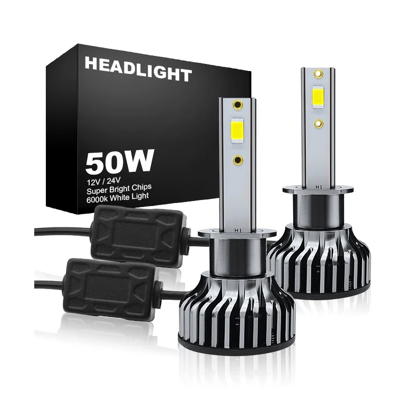 2022 Hot Sale Car LED Headlight C6 H11 H4 H7 Headlight Bulb 50W C6 LED Car Headlight