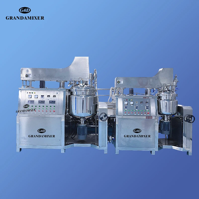 Emulsifying Homogenizer Vacuum Mixer Mixing Machine With Emulsifier