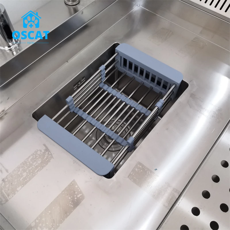 OSCAT reliable brand electric dissection table autopsy station embalming table stainless steel material manufacture