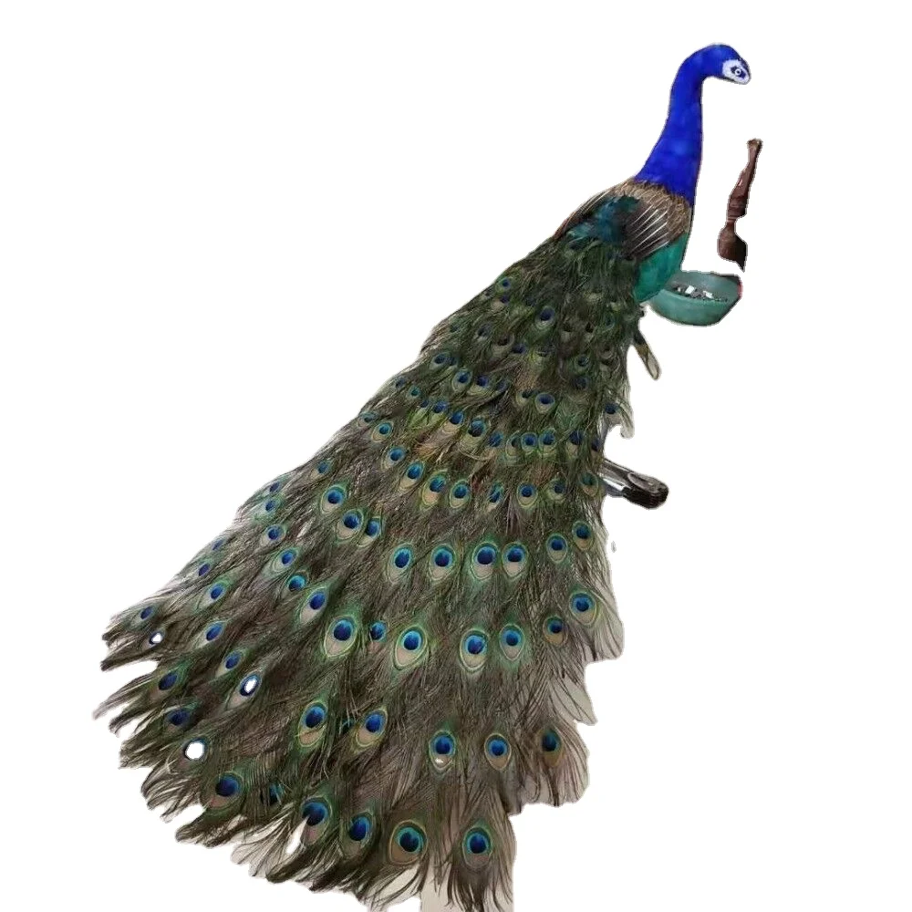 Big Real Life Peacock Model Foam&Feather Simulation Peacock Bird About 150cm