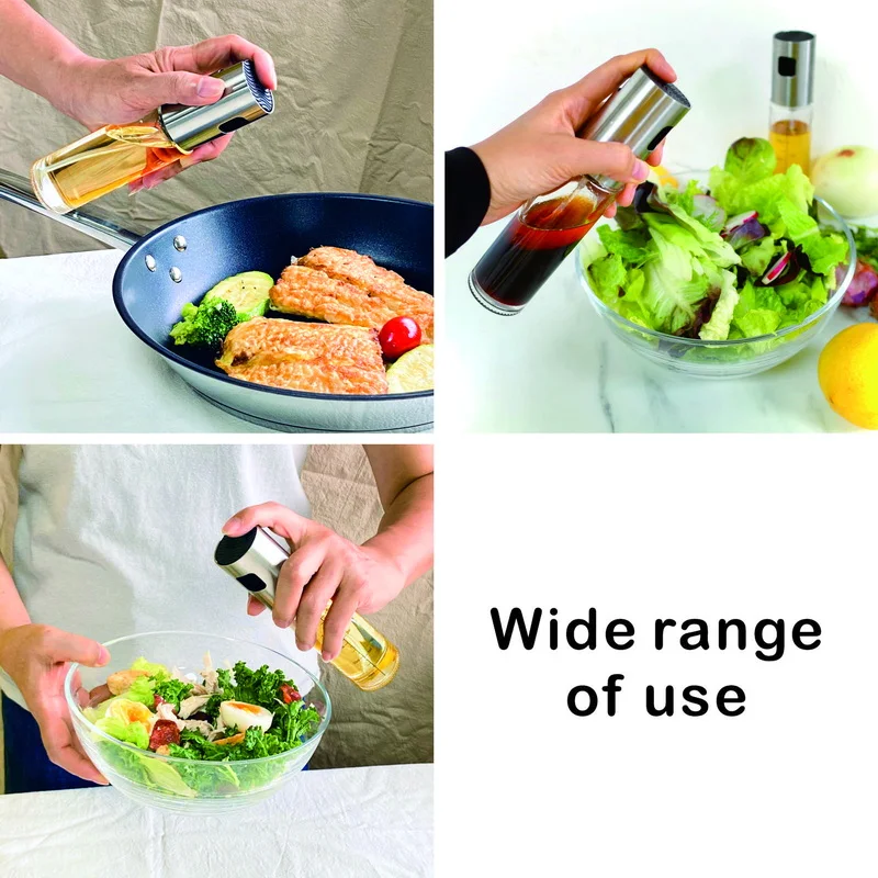  Amazon Hot Sale Oil Sprayer Glass pump for baking roasting vinegar BBQ kitchen
