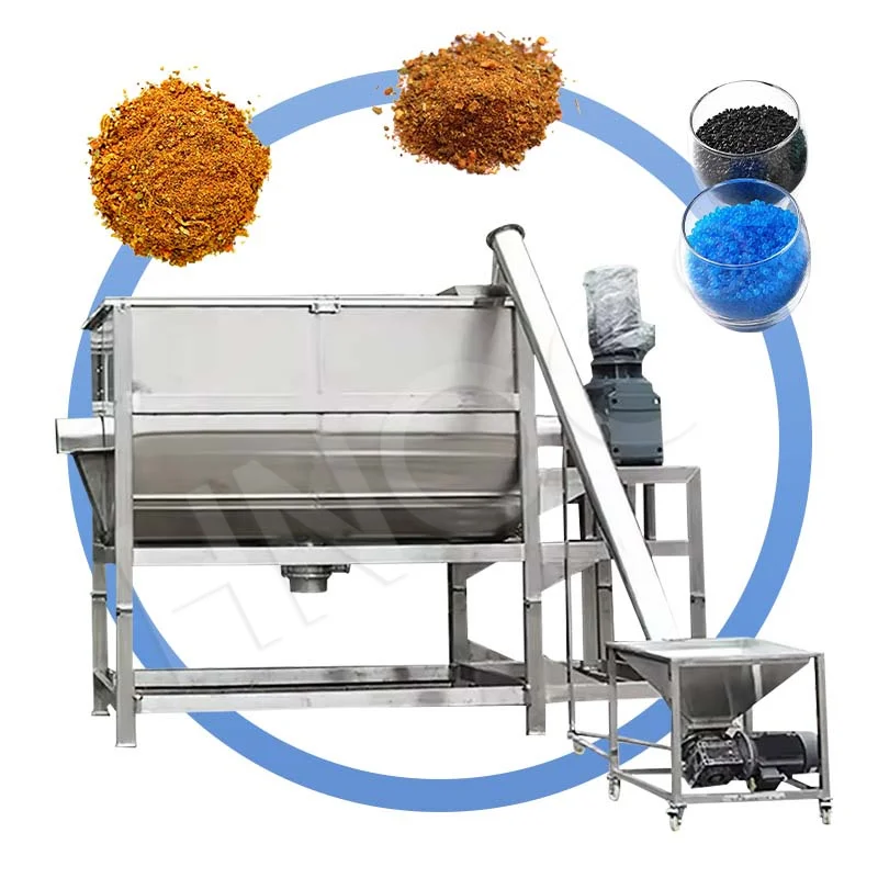 HNOC Large Capacity Food Milk 100l Powder Mix Ribbon Blend Machine Fertilizer Mixer Price