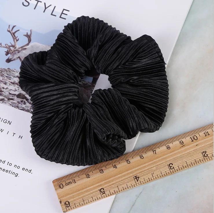 wrinkles satin scrunchies for hair