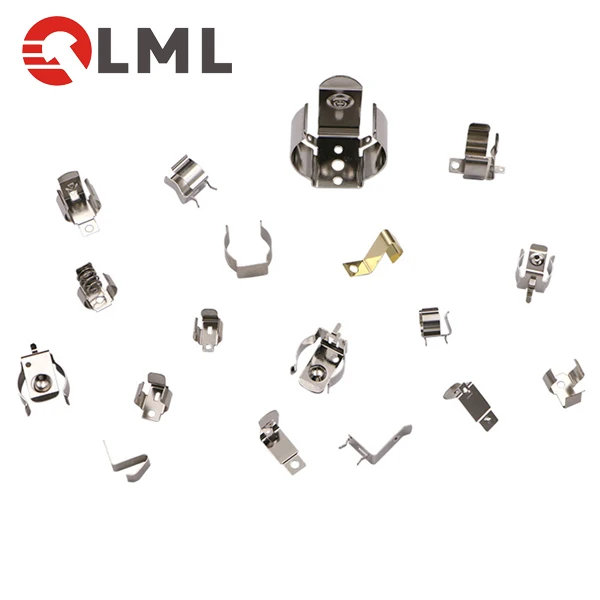 OEM Small Metal Stamping AAA Battery Clip Stainless Steel Clips