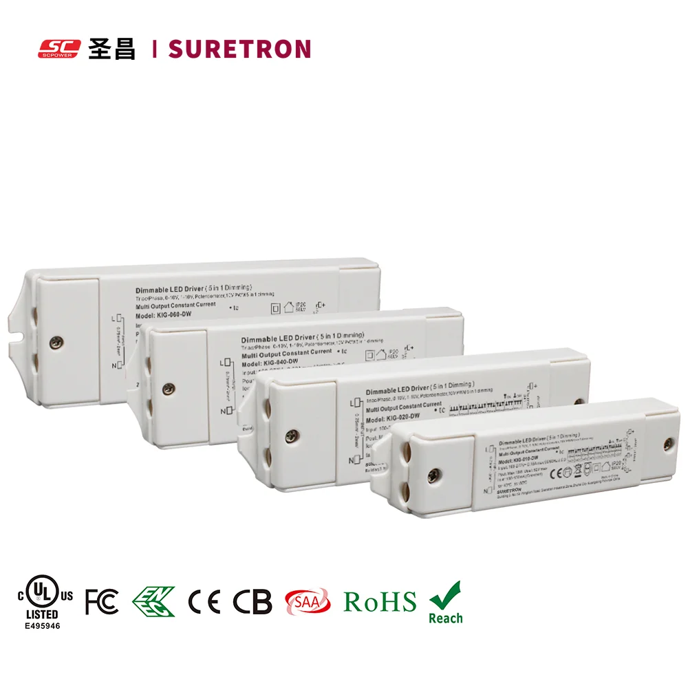 UL Listedled power supply 250ma 350ma 500ma 600ma 700ma triac 010v constant current dimmable led driver
