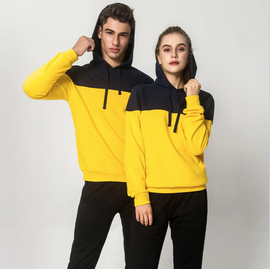 Men Women Korean Color Block Streetwear Ecofriendly Organic Cotton