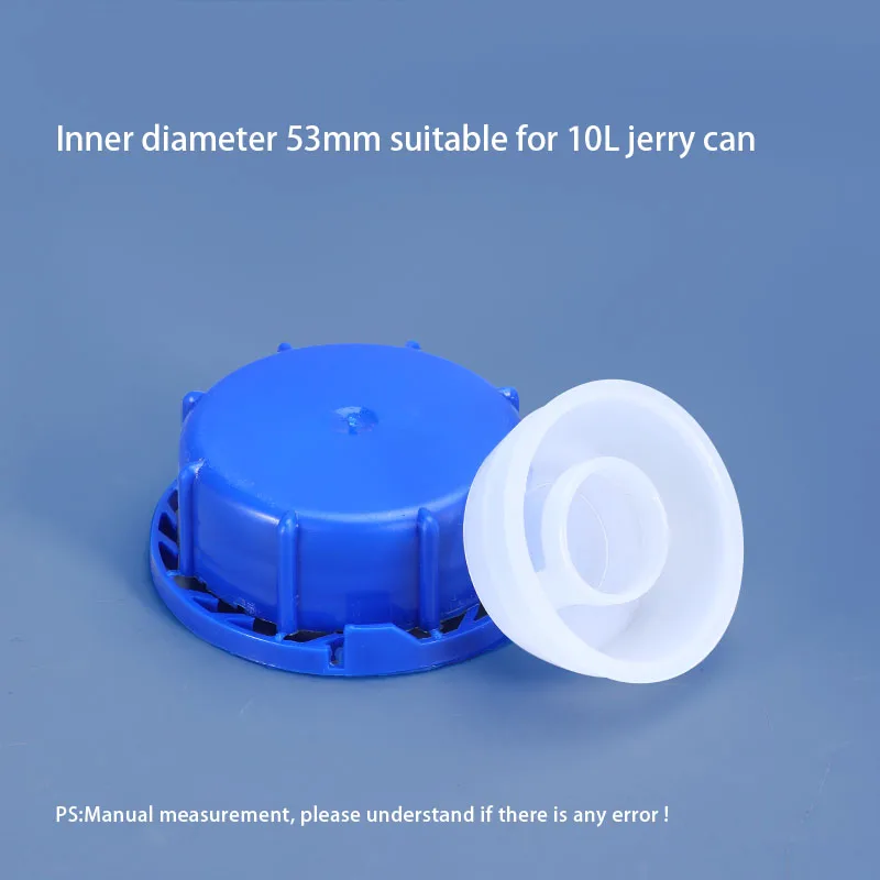 Wholesale Plastic Cap 53mm Blue Screw Cover Lid For 10L Jerry can