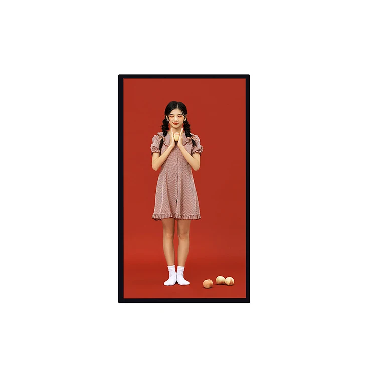 55 inch Floor Standing Ultra Bright LCD Real Estate Digital Displays Android Network Window Advertising Display Screen