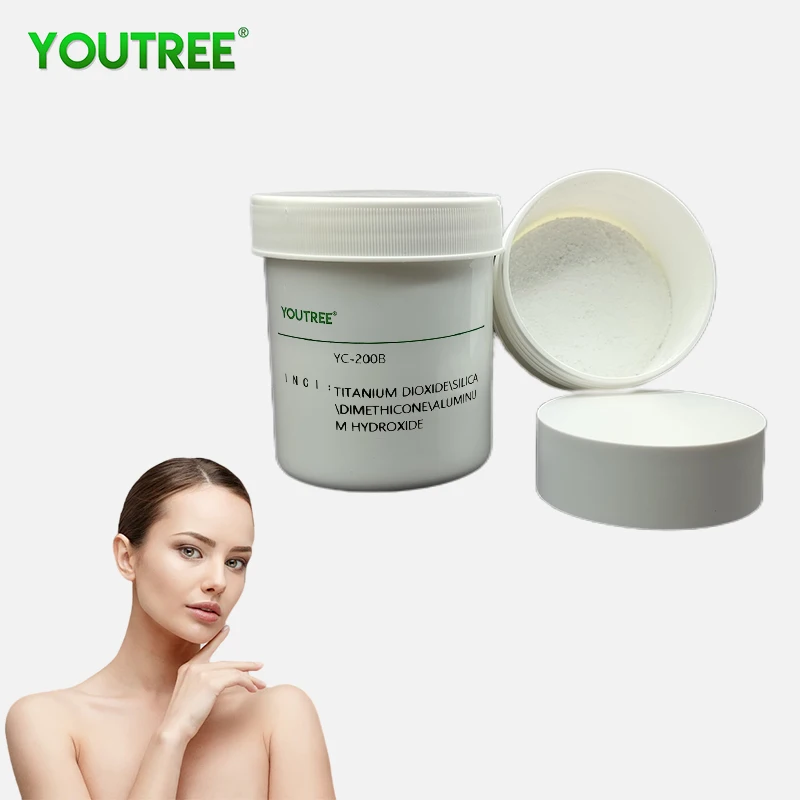 YOUTREE YC-200B Lipophilic Nanoparticles Powder CAS 13463-67-7 Tio2 Rutile Nano Titanium Dioxide Wholesale