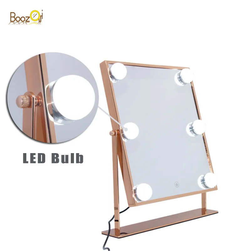 Hot Sale Factory Direct Personalized Led Bulb With Lights Vanity Light Up Illuminated Makeup Mirror