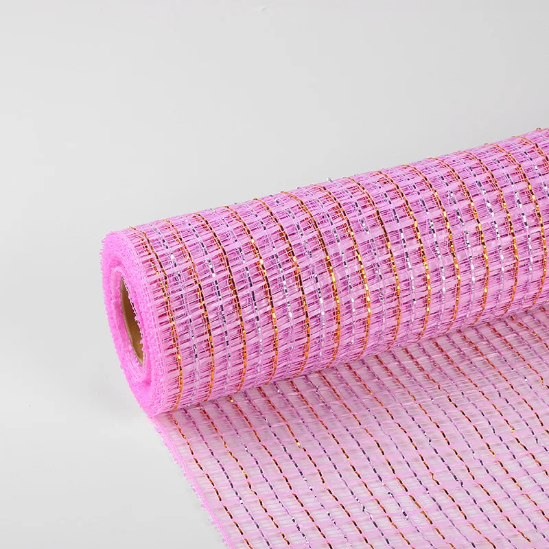 Flower Wrapping Mesh Most Popular Custom Design Deco Mesh Wrapping Flowers