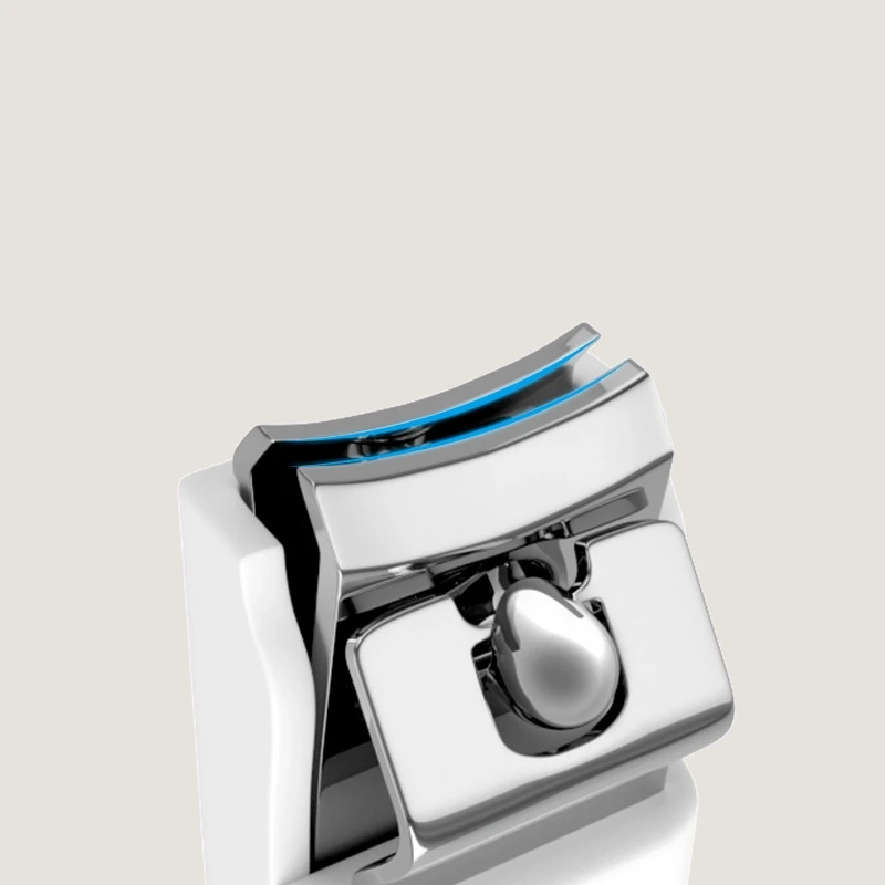 New Arrival Eco-friendly Glass Nail File Earpick Beauty Scissor 5 In 1 Nail Clipper Set With Mirror