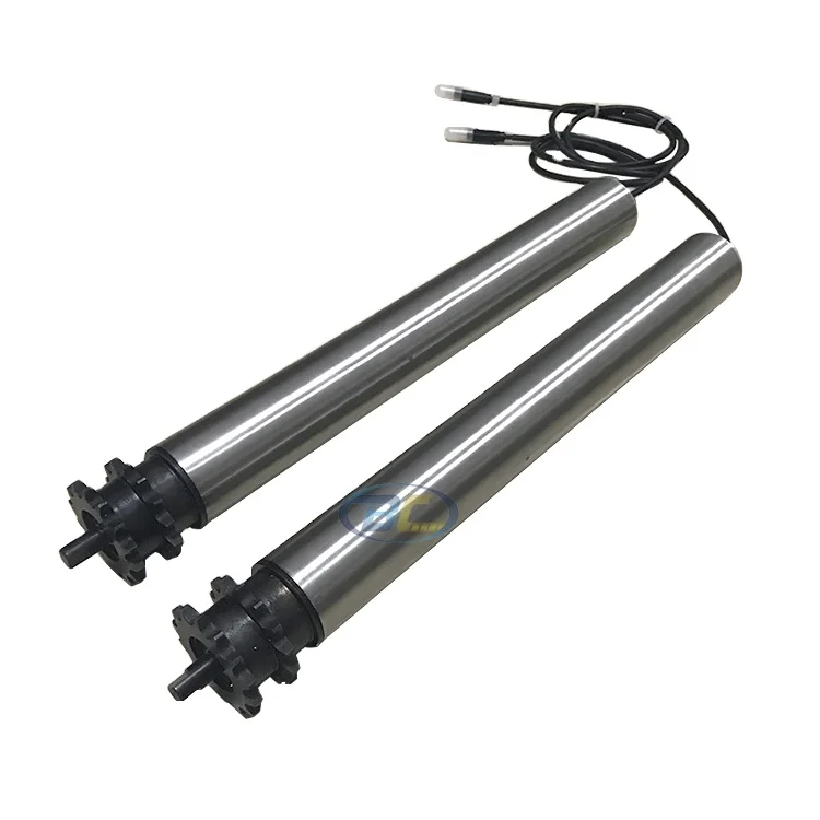 
 Барабанный двигатель из нержавеющей стали 304 с 2 звёздочками, моторизованный ролик для конвейера для автоматической сборной линии  