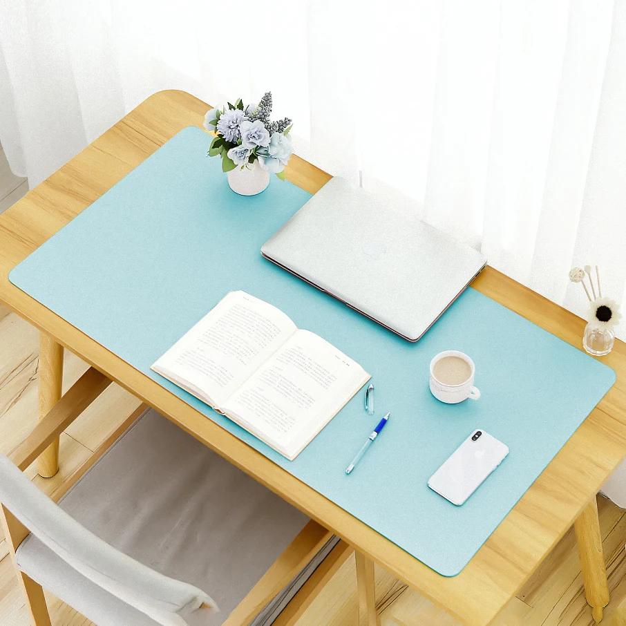 Multifunctional Office Desk Pad/Waterproof PU Leather Mouse Pad Writing Mat for Office/Home