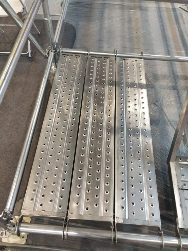 Scaffolding metal roof deck for building sale plank scaffolding board walking galvanized steel planks suppliers