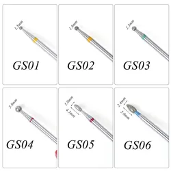 Various High Quality Ceramic Nail Drill Bits Manicure Pedicure Burr File Electric Grinding Bit For Drill Machine