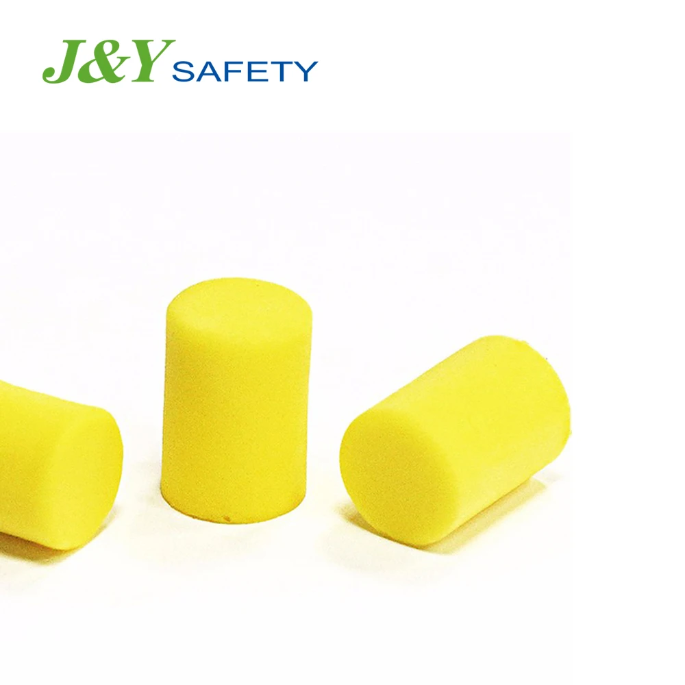 High Quality PU Foam Anti-noise Earp lugs Sleeping Cylindrical Noise Canceling Foam Earplugs