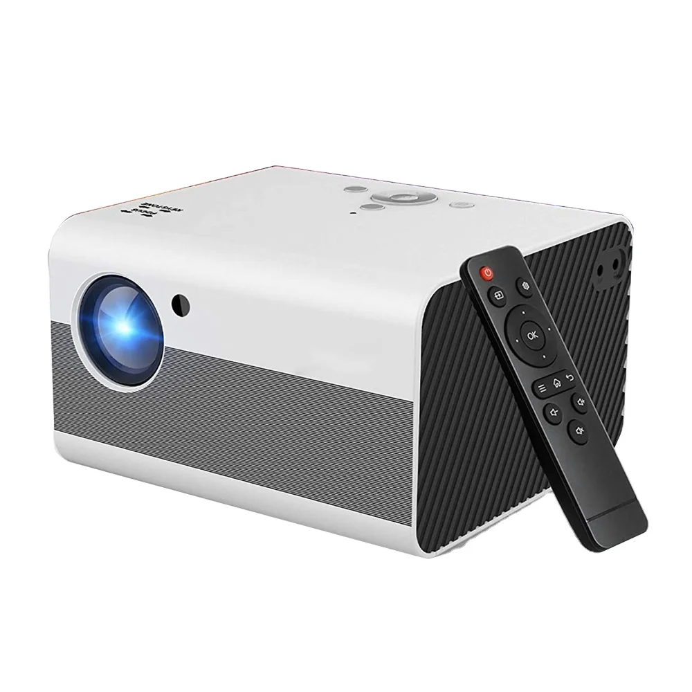 Новинка, Лидер продаж, видеопроектор Amazon Mini Full HD 1080P, более 30000 часов, 5000 люмен, домашний кинотеатр, 8*6 Вт, динамик
