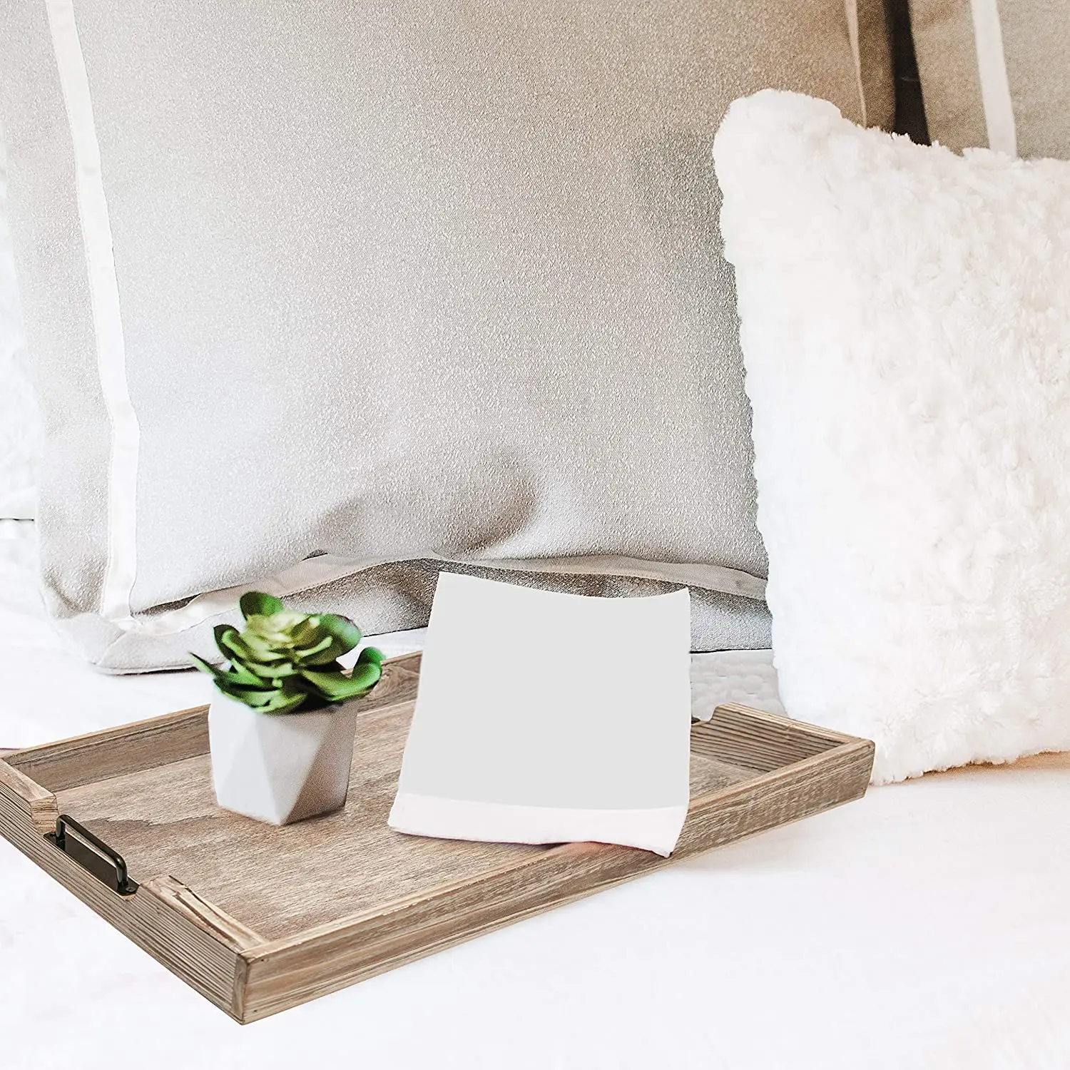 Farmhouse Coffee Table tray Decorative Rustic home Decor platters