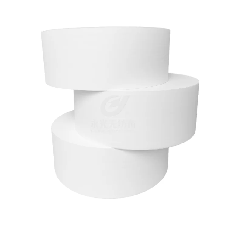 Factory Supply Polylactic Acid Nonwoven Fabric In Rolls Spunbond Inner outer Layer Meltblown Middle layer