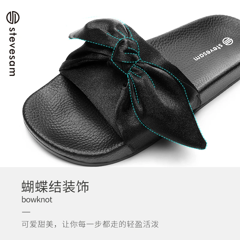 Bow Tie Girls and Ladies Plain Summer Beach High Heel Wedge Platform Woman Slippers Sandals Flip Flops Wholesale Outdoor