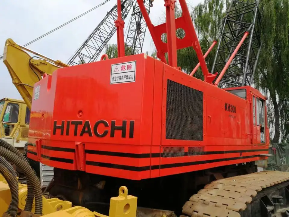 80 тонн бывший в употреблении гусеничный кран Hitachi KH300 Япония оригинал Распродажа по