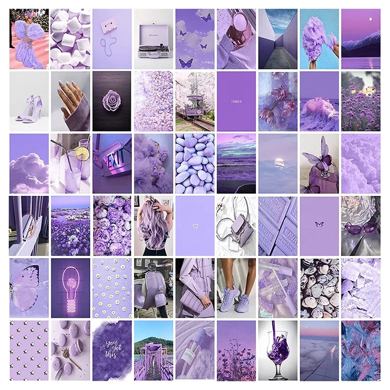 Unique Square Printed Photos Album Cover Posters Home Decor photo wall Collage Kit