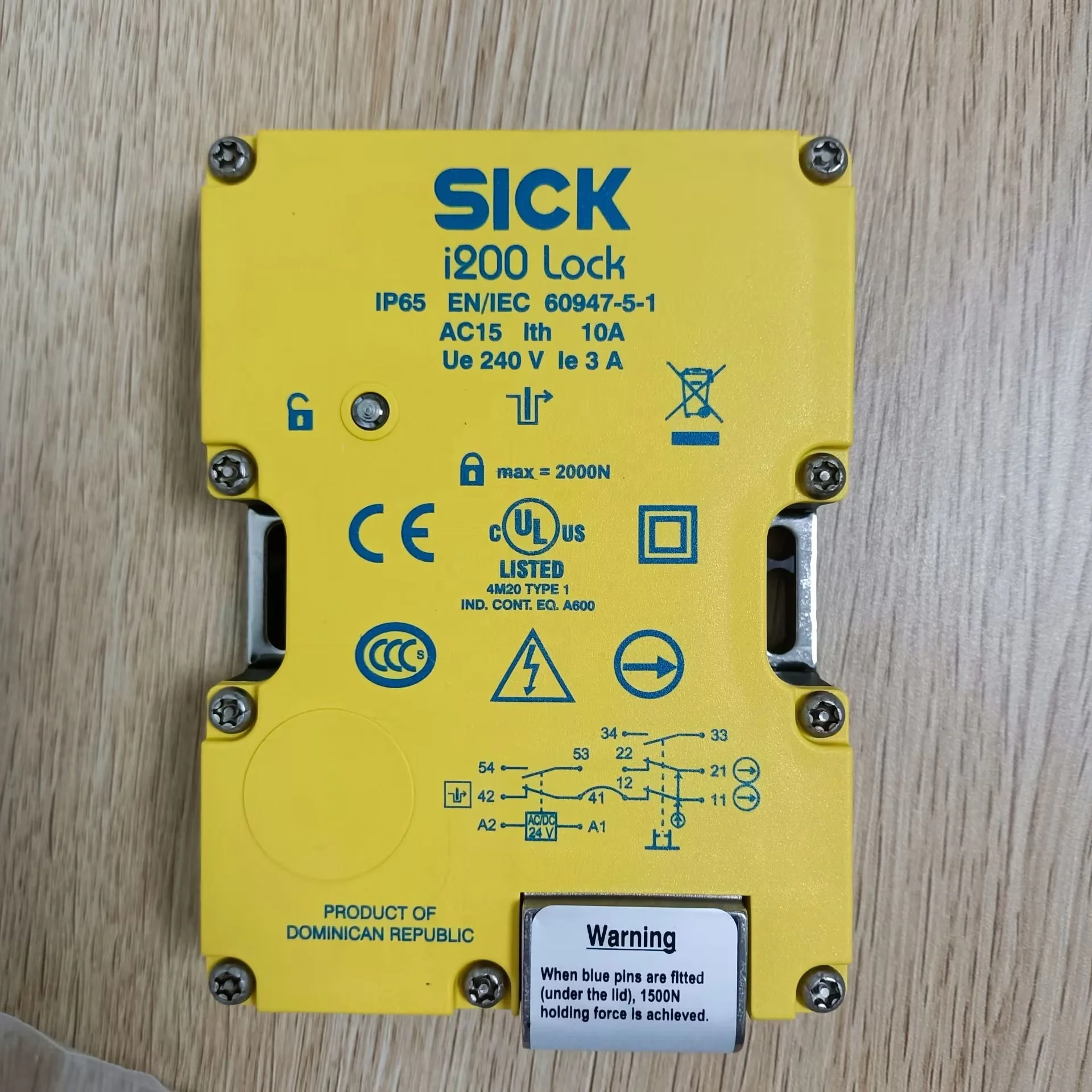 Безопасности Sick блокирующих устройств переключатель i200-M0323