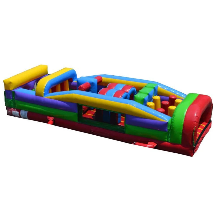 Factory price wholesale race game jumper inflatable obstacle course race game