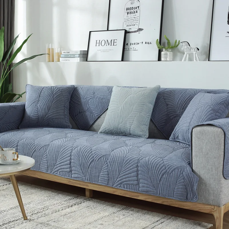 100% полиэстер, удобный фланелевый стеганый чехол для дивана, стирающийся в машине