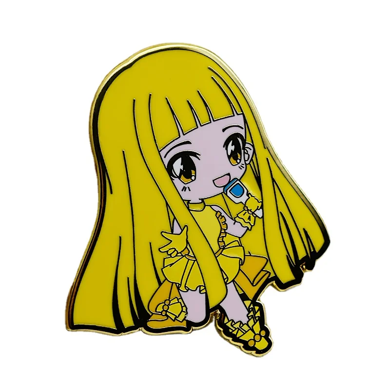 Custom Enamel Pins for Clothing Accessories Die Stamping Lapel Rubber Clutch Pin
