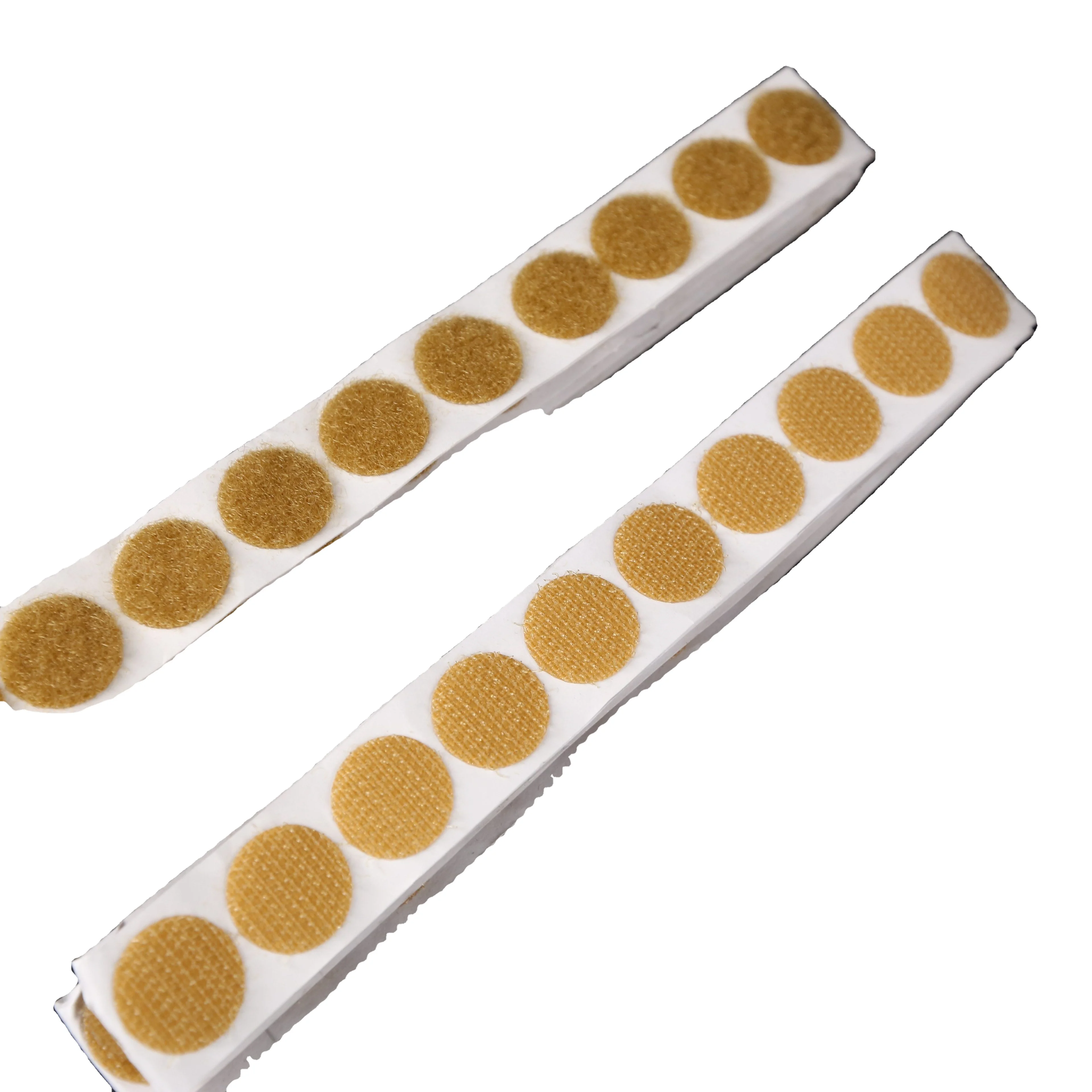 Self adhesive hook and loop tape fasteners back to back dots Nylon Plastic buckle Special Beautifully Quiet Cut at will
