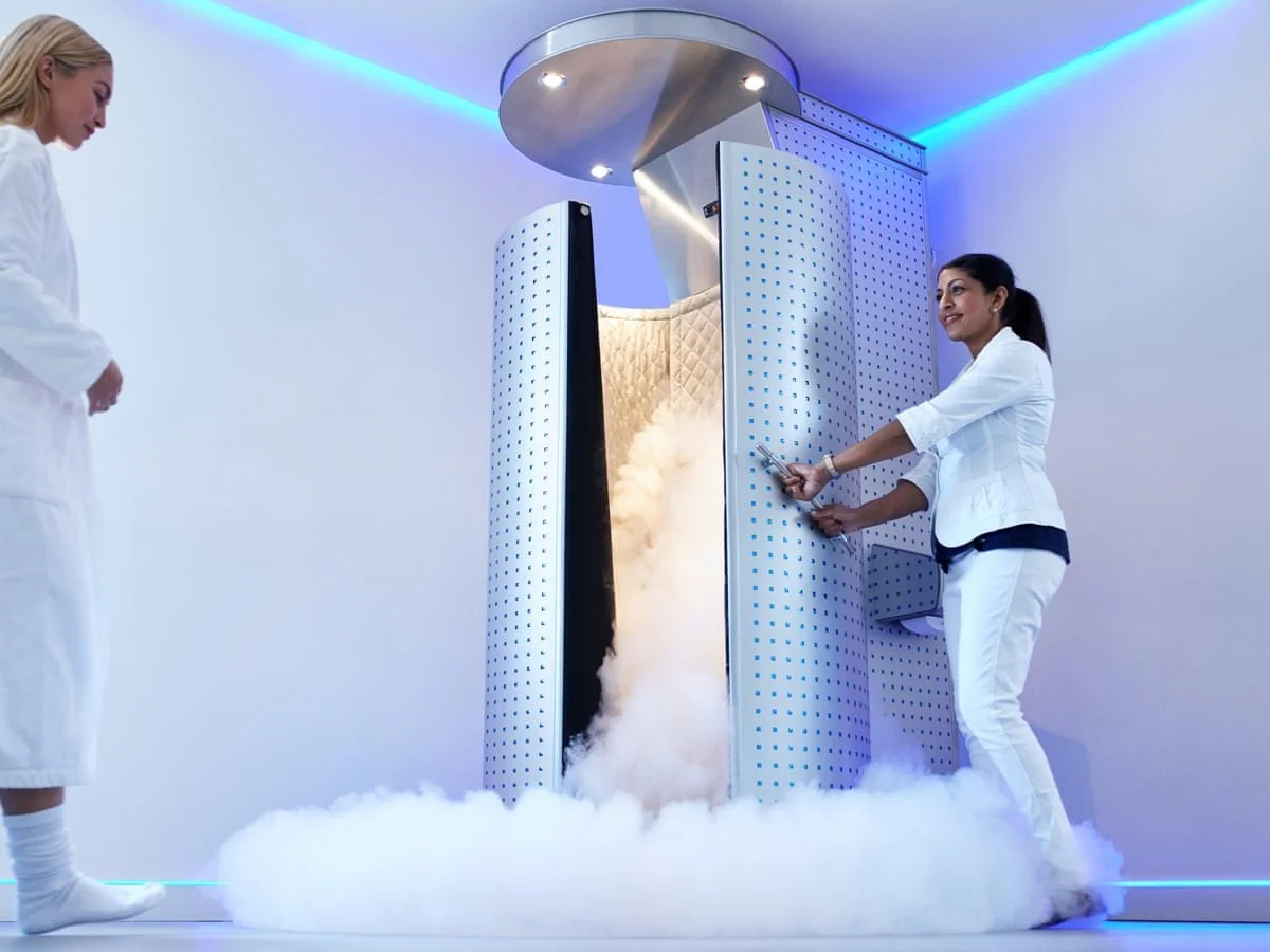 Rlab Cryotherapy Machine Cryogenic Cold Therapy Cabin Full Body Cryotherapy Chamber for Fitness Pain Relief Sport Recovery