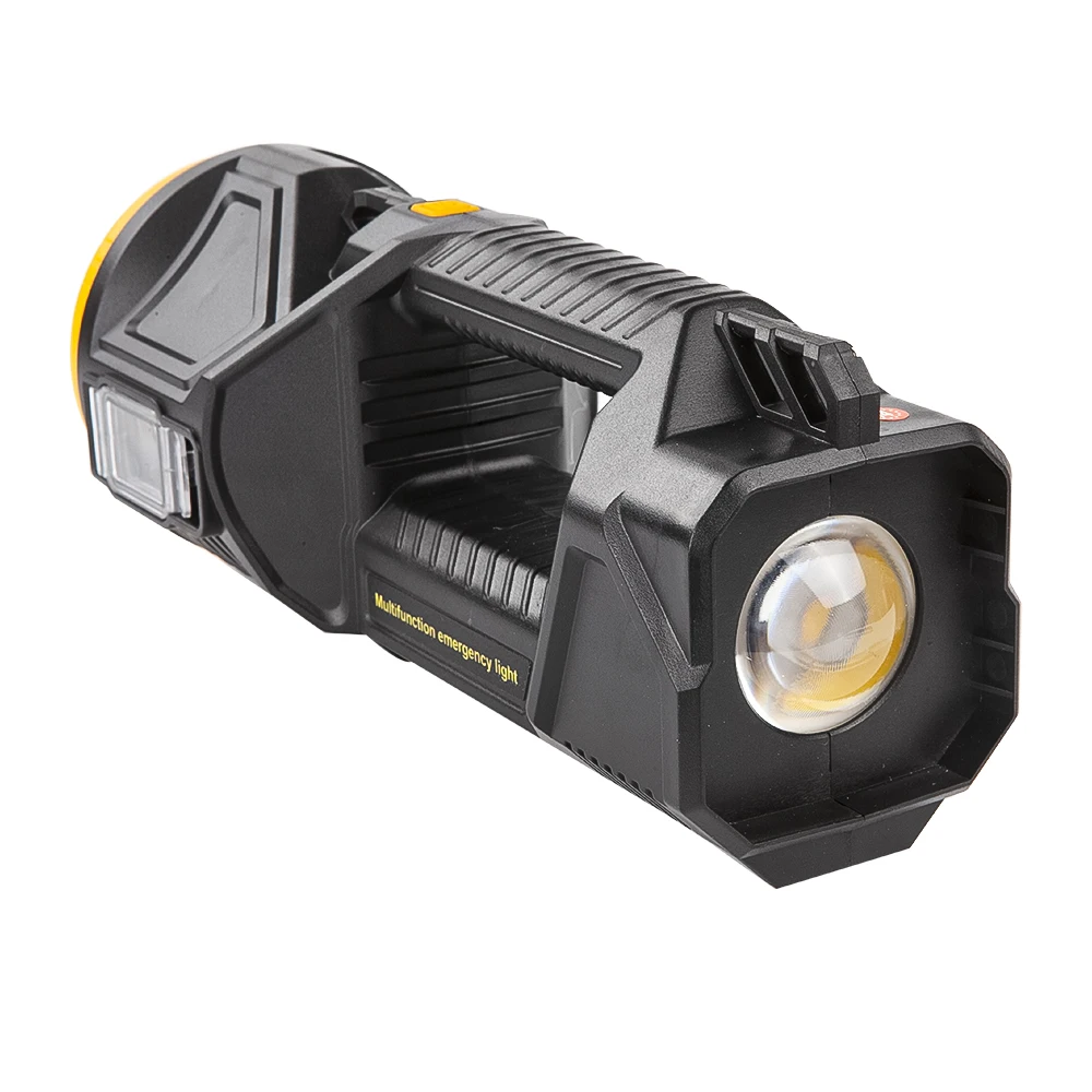 Multifunctional Super Bright Adjustable Rotatable Built-in Battery Hand Lamp Led Solar Flashlight Outdoor Emergency Searchlight