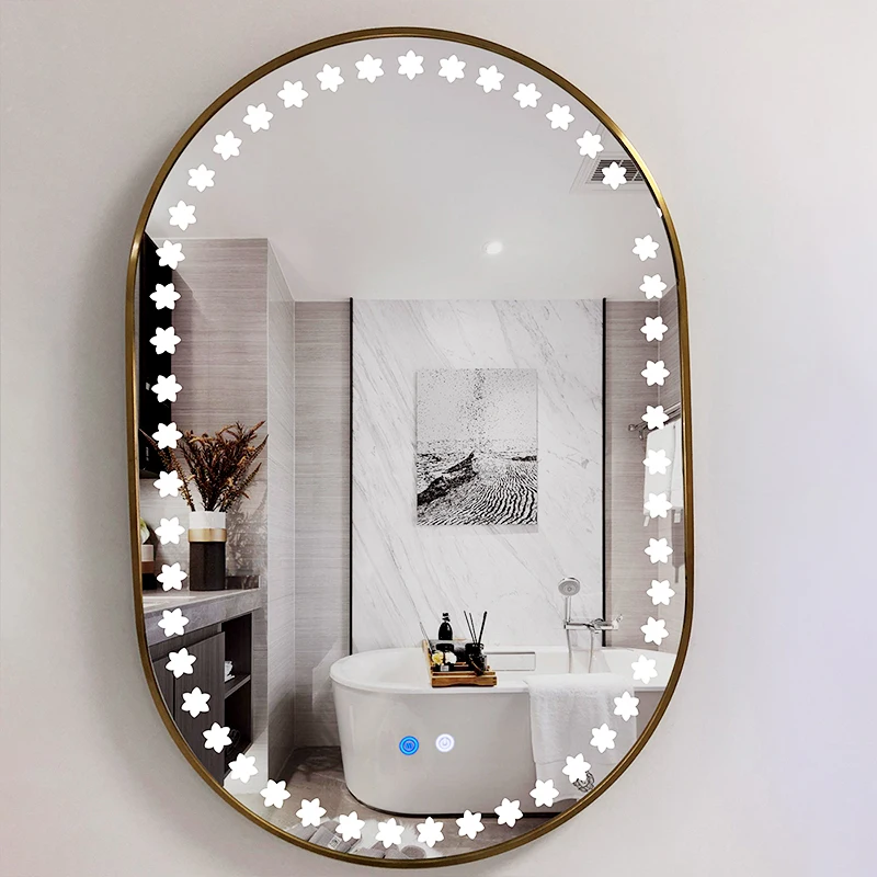 Fullkenlight intelligent bathroom light over mirror touch control mirror for bathroom