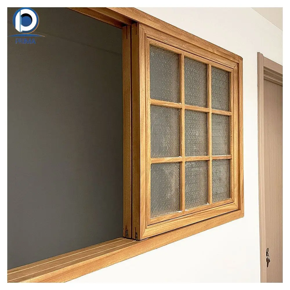 Prima Best Modern Wooden Windows For Modern Homes Top Quality Thermal Break Glazed Galss Wooden Windows