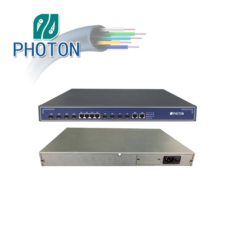 Fiber optic  4 port epon mini OLT compatible with any brand epon  onu