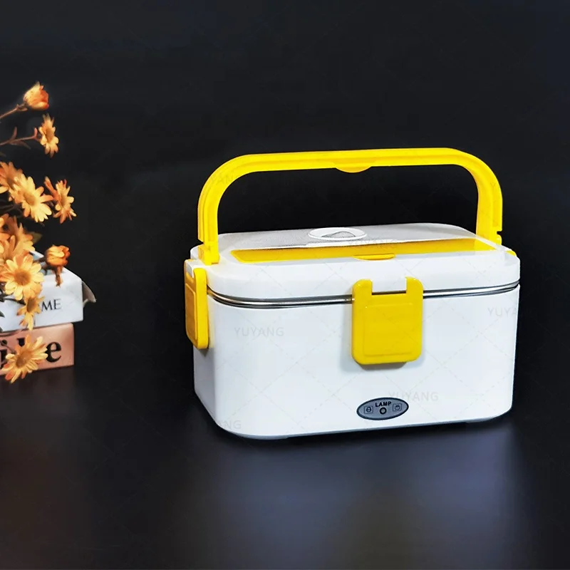 Electric Lunch Box 80W Heating Food Warmer Heater 1.8L Larger Capacity 3 In 1 Portable Heated Lunch Boxes for Adults