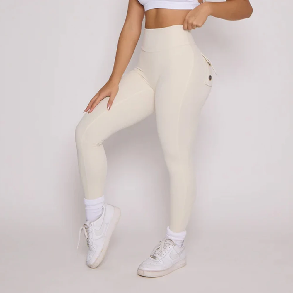 Women Buttery Soft High Waist Tummy Control Sports Yoga Pants Lightweight Quick Dry Scrunch Back pocket yoga pants Yoga Pants