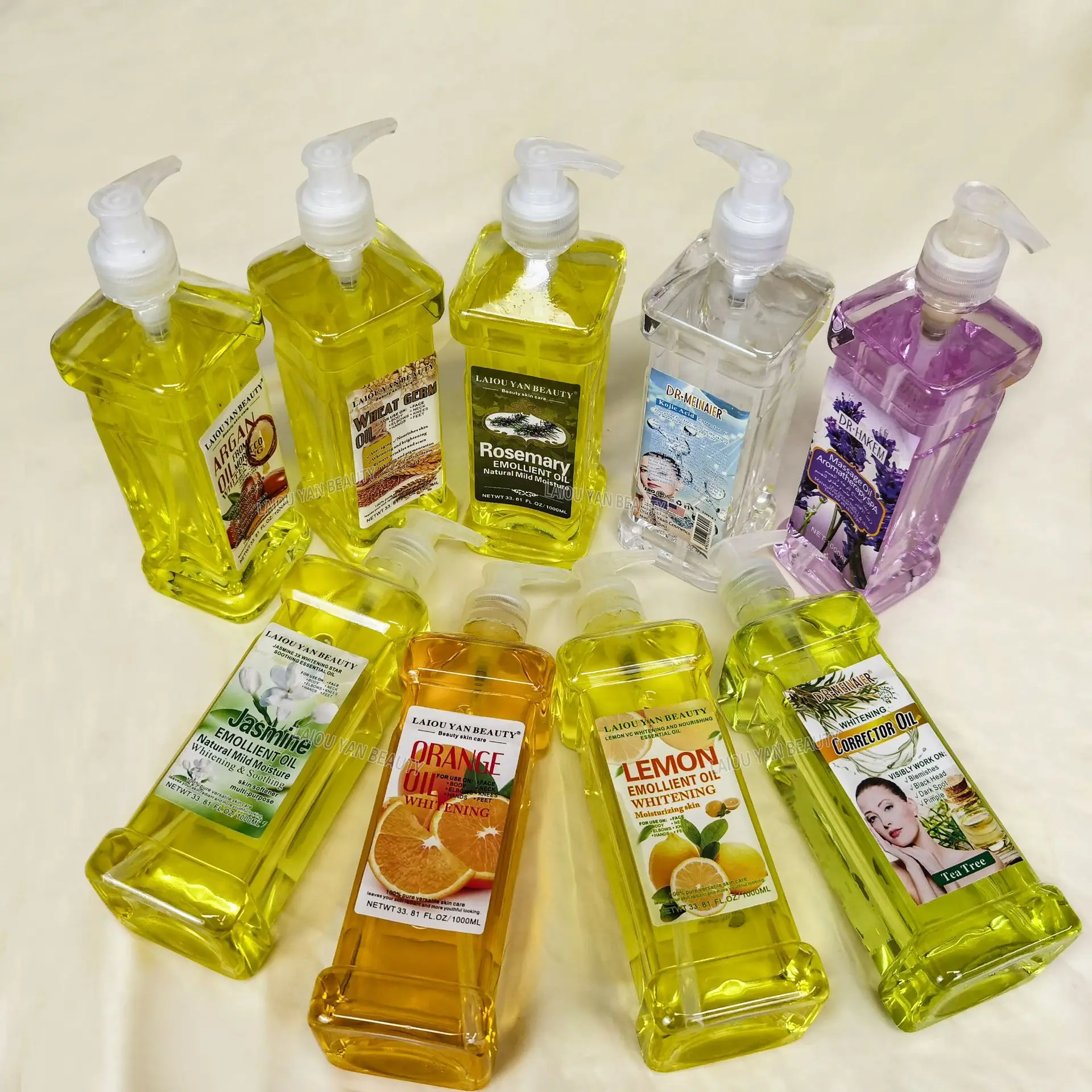1000ml Natural Face Body Massage Moisturizing Essential Oil Skin Essential Oil For Spa