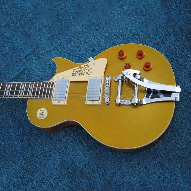 Krait 6 string electric guitar quilted maple top  mahogany body maple neck OEM guitar factory outlet