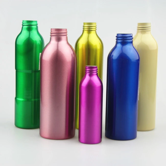 0ml 100ml 200ml 250ml 500ml 1000ml 1250ml Matte Anti-theft Screw Cover Separate Bottling Aluminum Bottles For Essential Oils