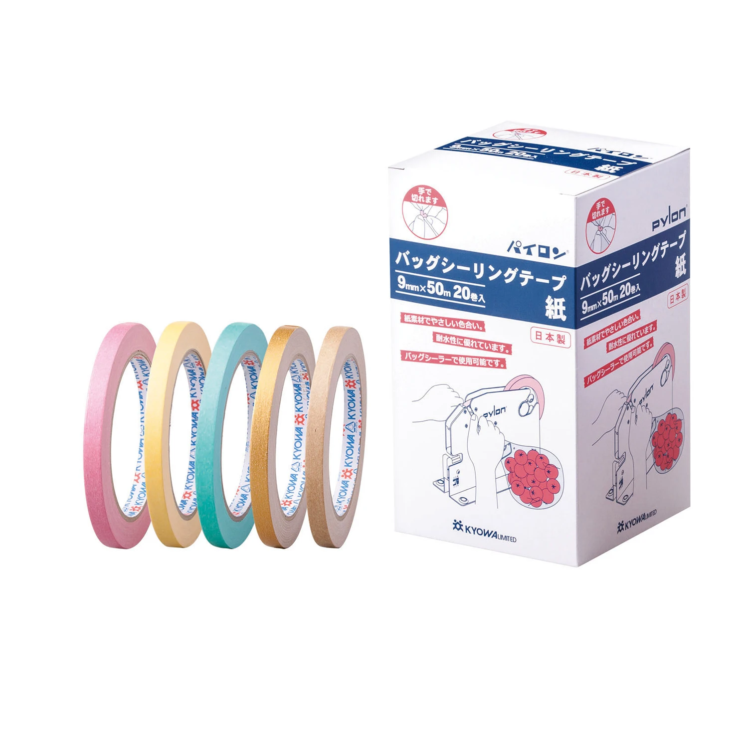 
 Японская водонепроницаемая упаковочная прозрачная клейкая лента  